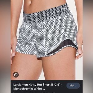 Lululemon hotty hot short 2.5